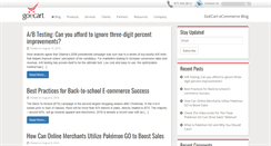 Desktop Screenshot of blog.goecart.com